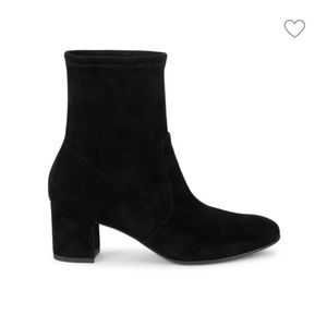 STUART WEITZMAN Suede Mid-Calf Booties